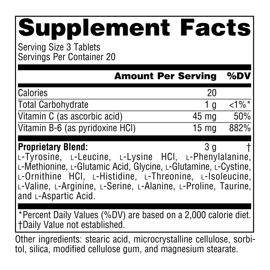 Source Naturals, Amino Day, 1,000 Mg, 60 Tablets