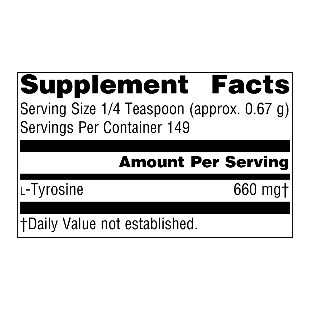 Source Naturals, L-Tyrosine, 3.53 Oz powder