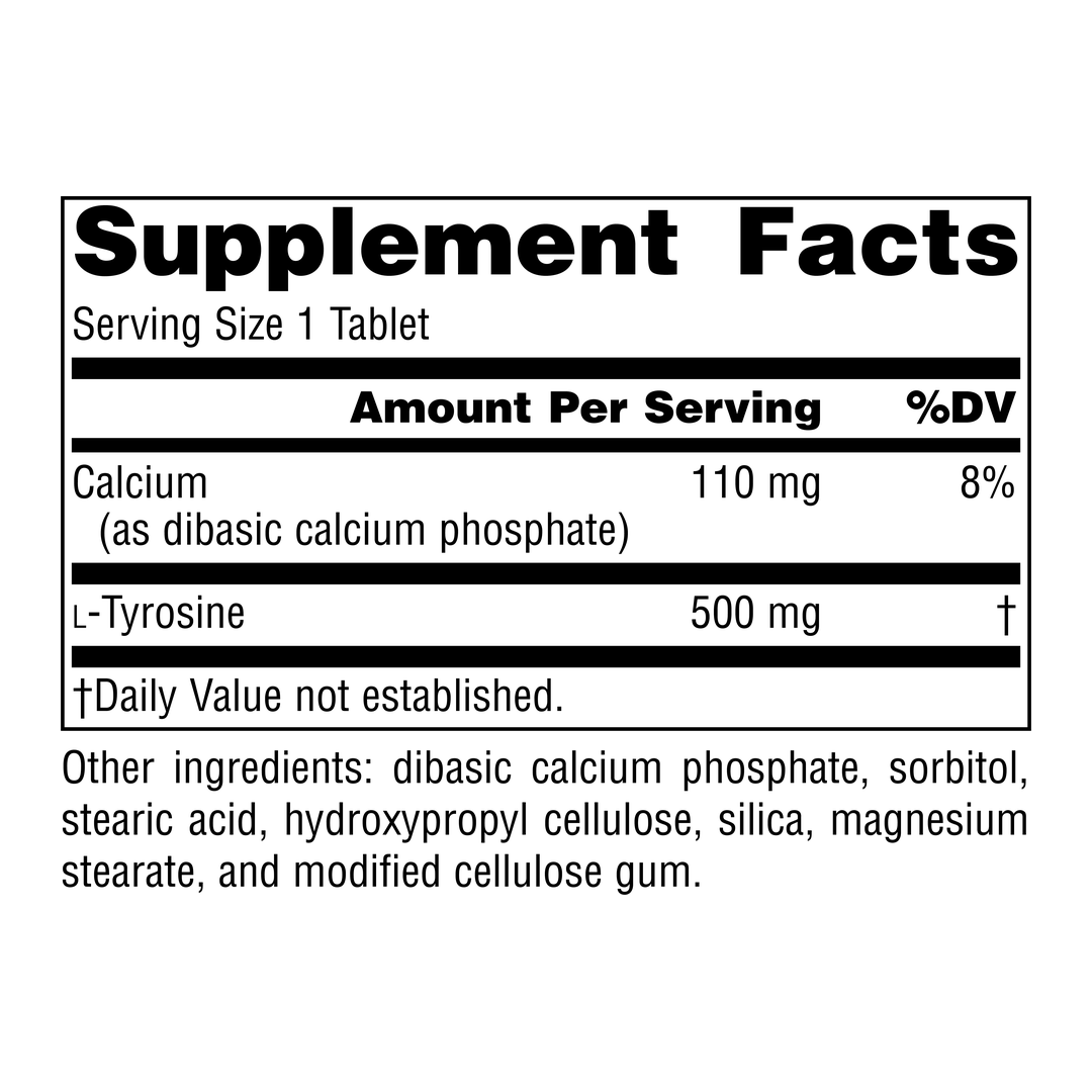 Source Naturals, L-Tyrosine, 50 Tablets