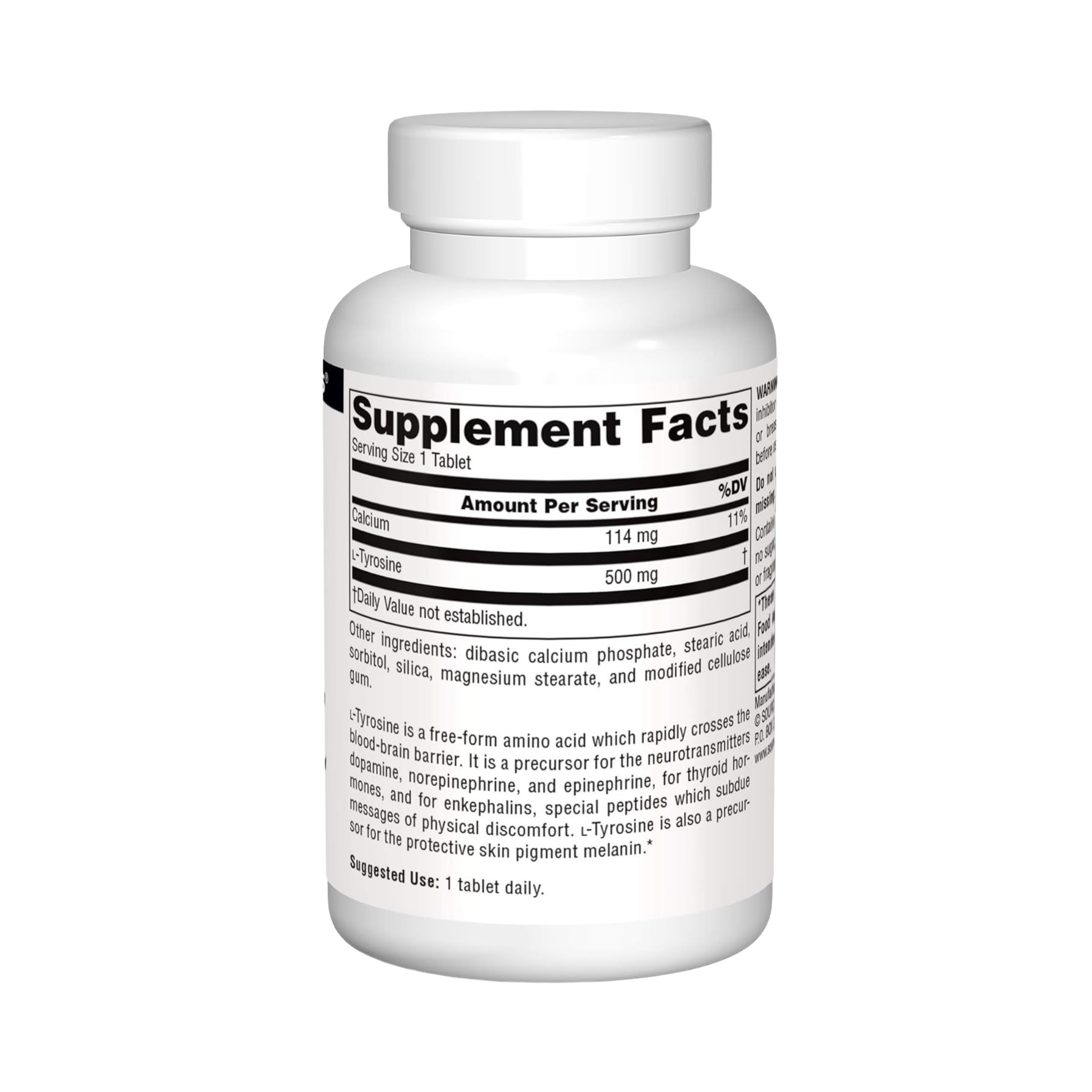 Source Naturals, L-Tyrosine, 50 Tablets