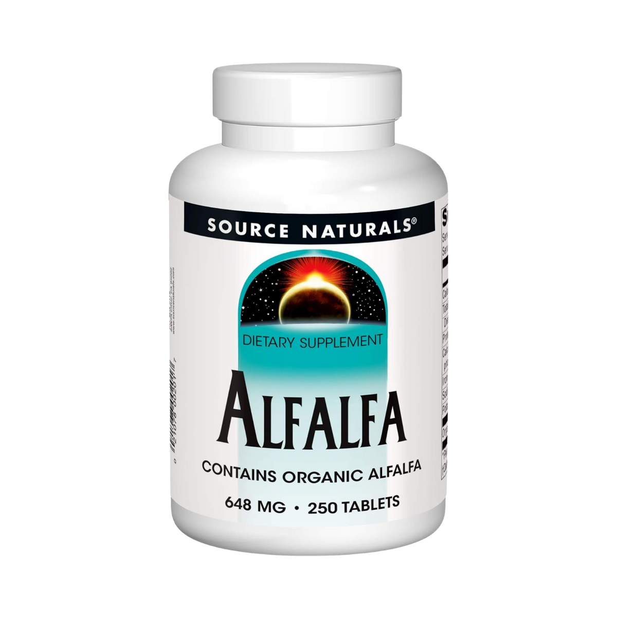 Source Naturals, Alfalfa, 648 Mg, 250 Tablets