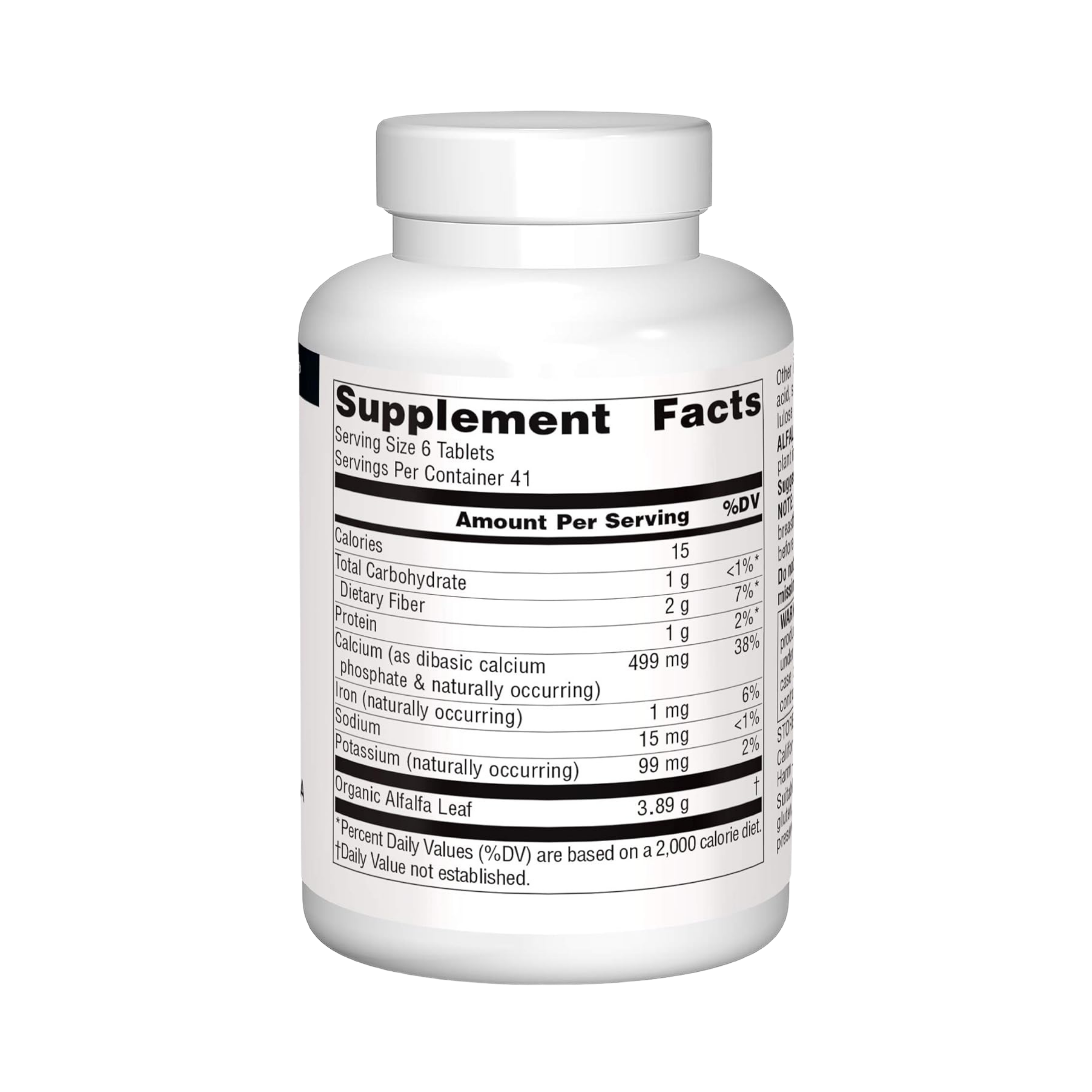 Source Naturals, Alfalfa, 648 Mg, 250 Tablets