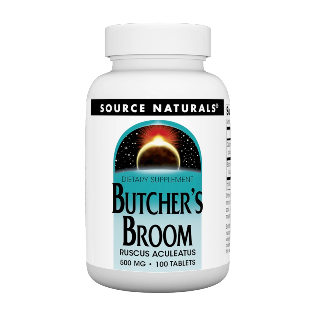 Source Naturals, Butcher's Broom, 500 Mg, 100 Tablets