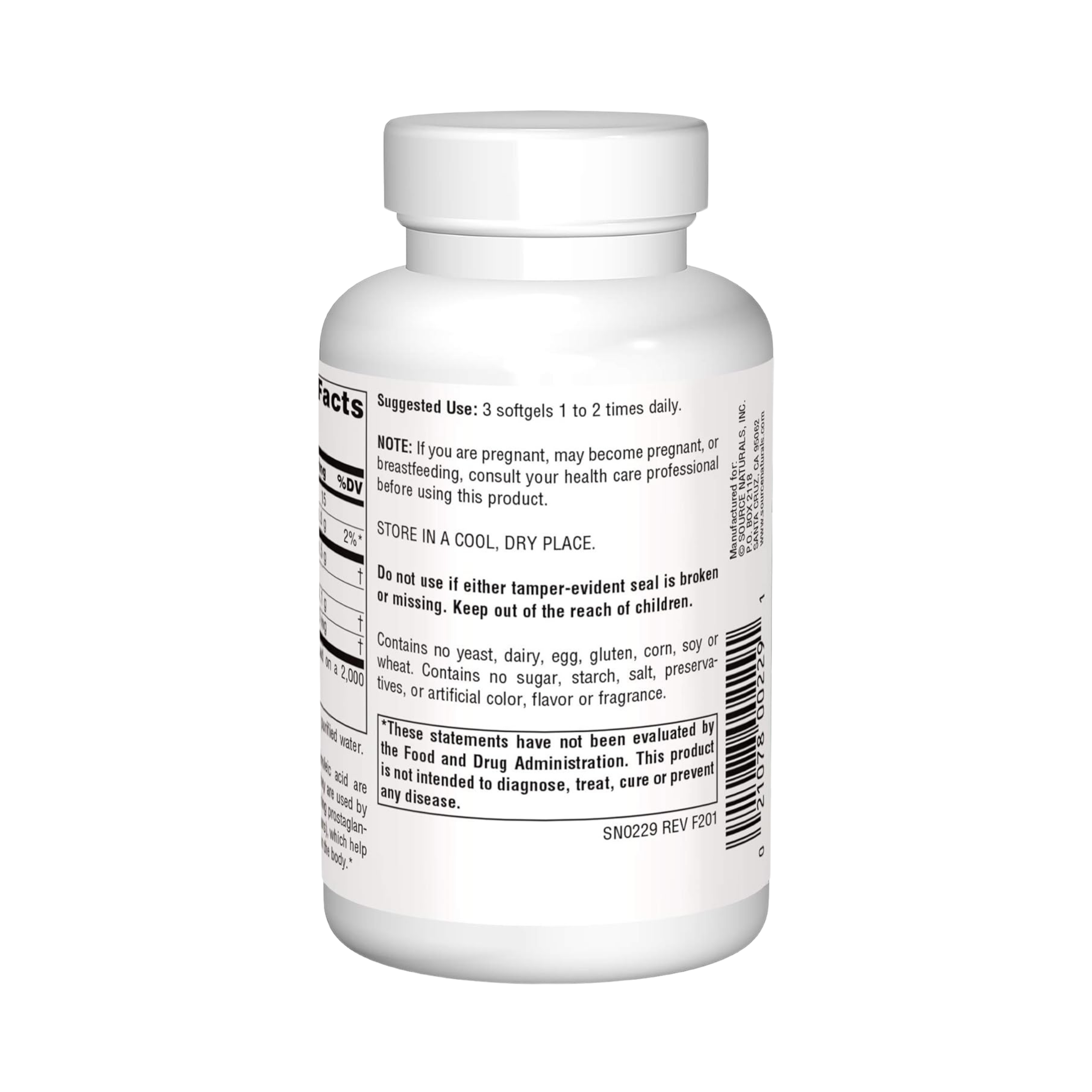 Source Naturals Evening Primrose Oil, 90 Softgels
