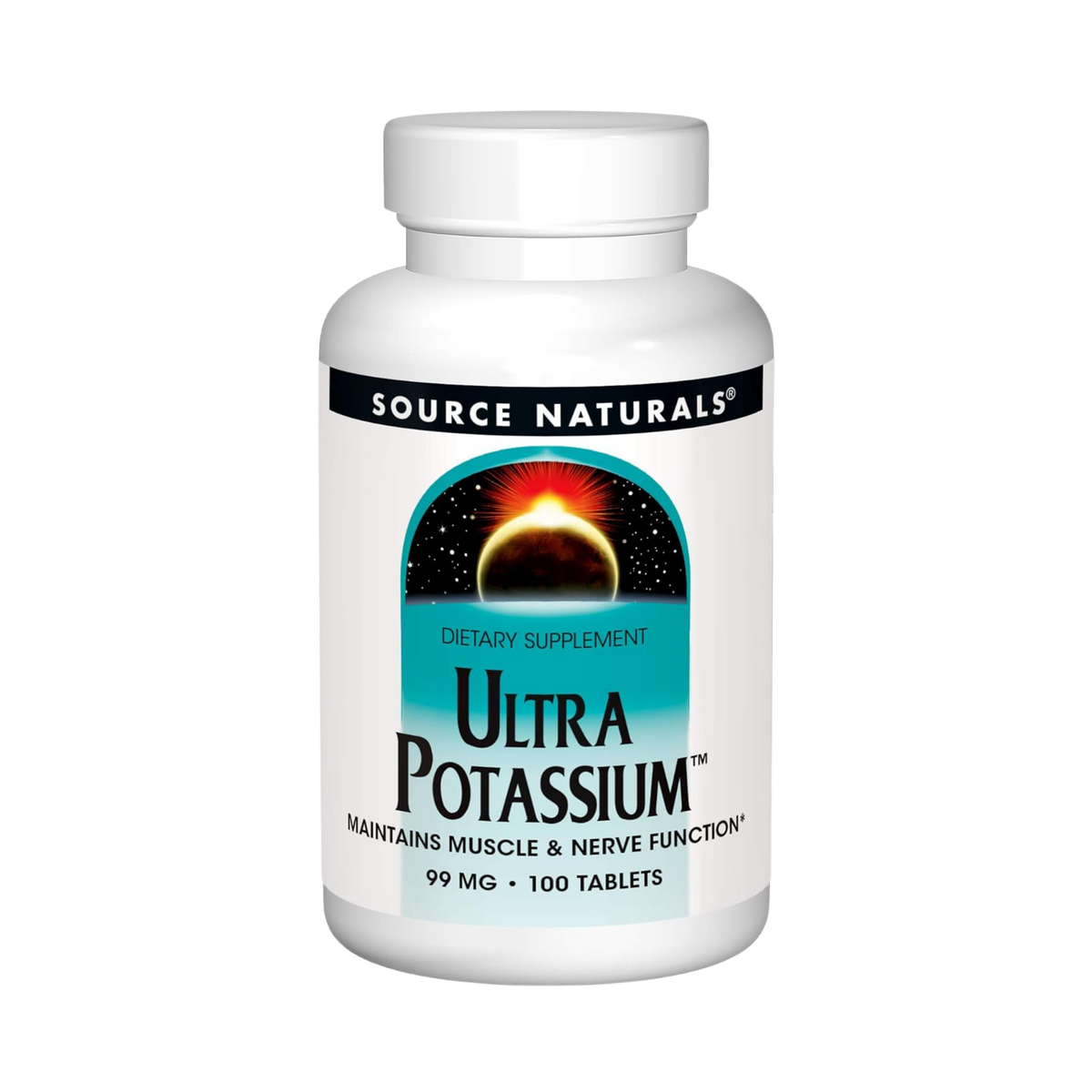 Source Naturals, Ultra Potassium, 99 Mg, 100 Tablets
