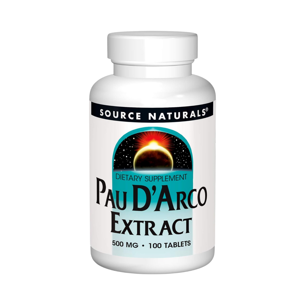 Source Naturals, Pau D'Arco Extract, 500 Mg, 100 Tablets