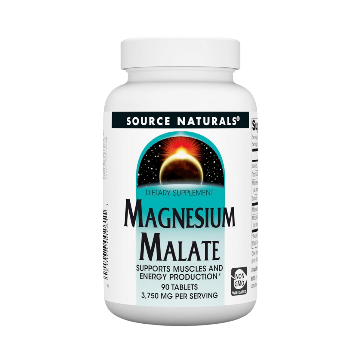 Source Naturals, Magnesium Malate, 1250 Mg, 90 Tablets