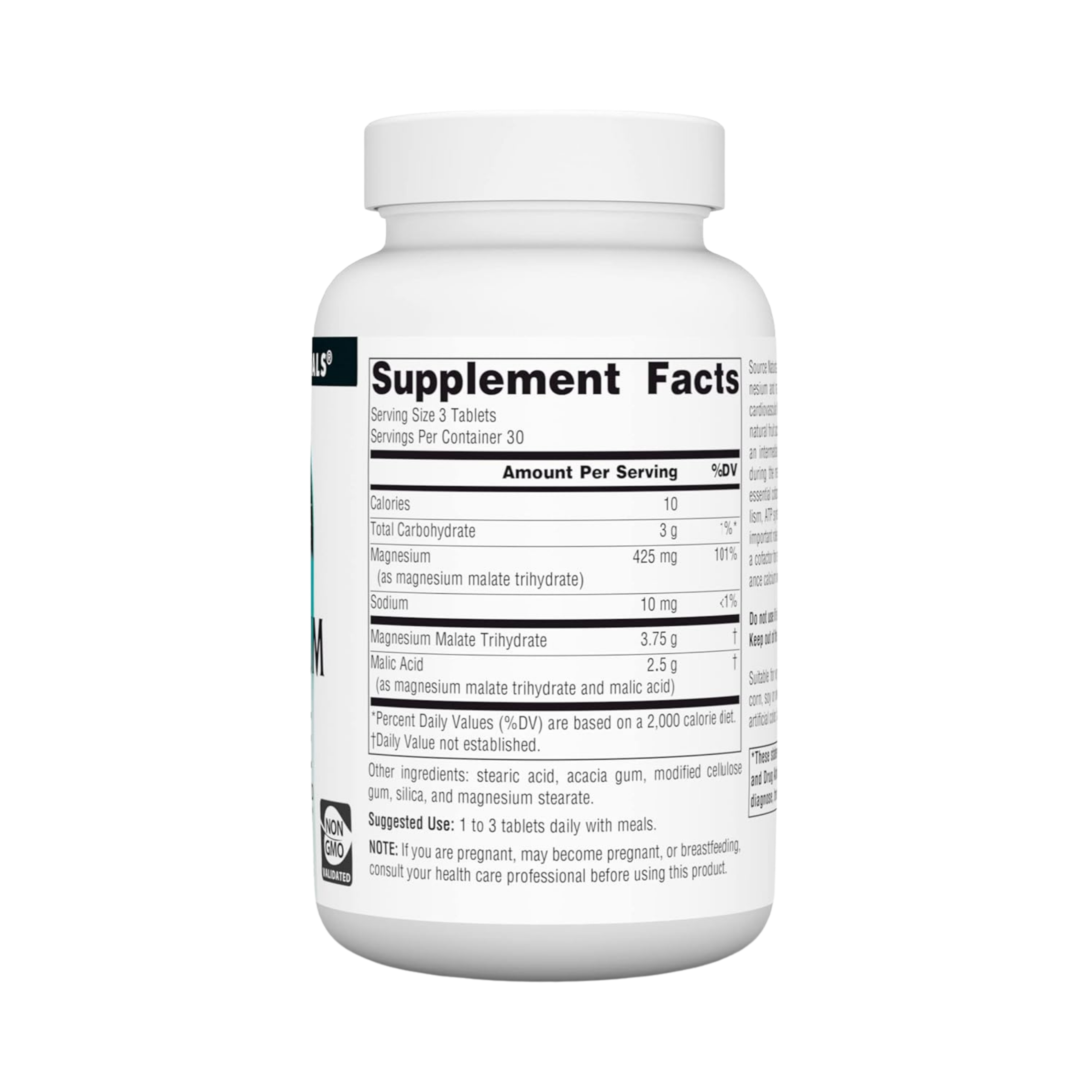 Source Naturals, Magnesium Malate, 1250 Mg, 90 Tablets