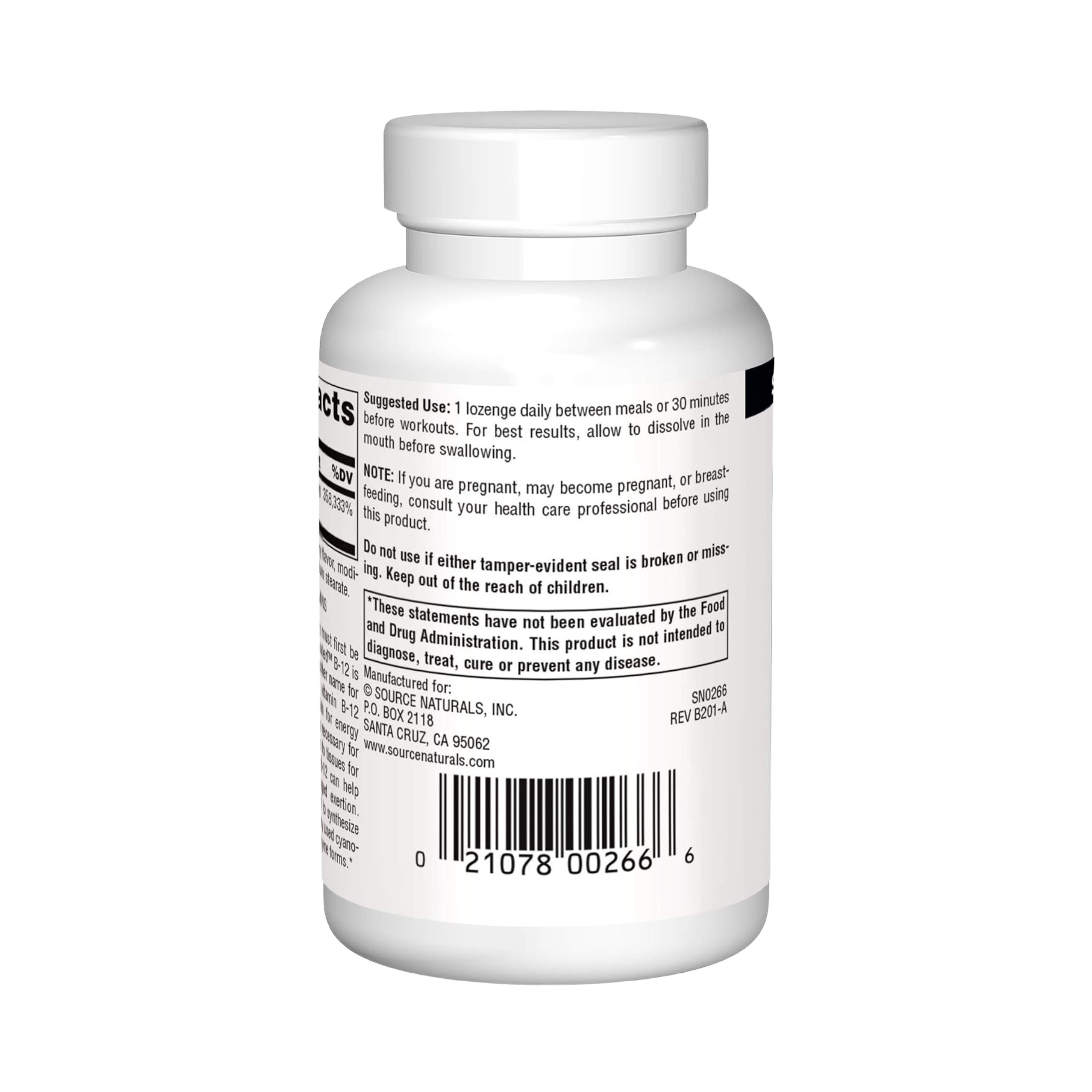 Source Naturals, Dibencozide Coenzymated B-12, 120 Lozenges