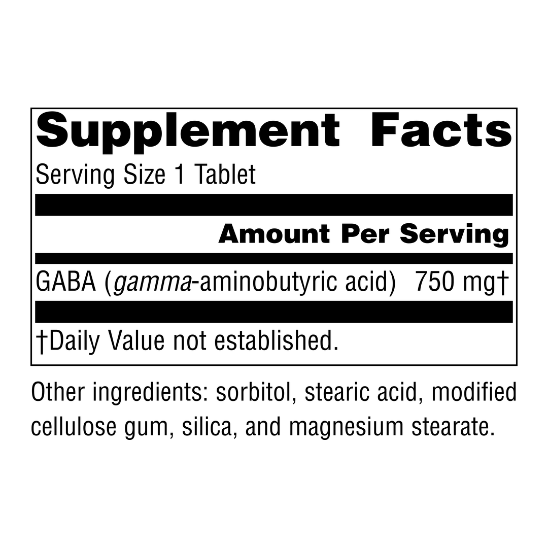 Source Naturals, Serene Science GABA, 750 Mg, 180 Tablets
