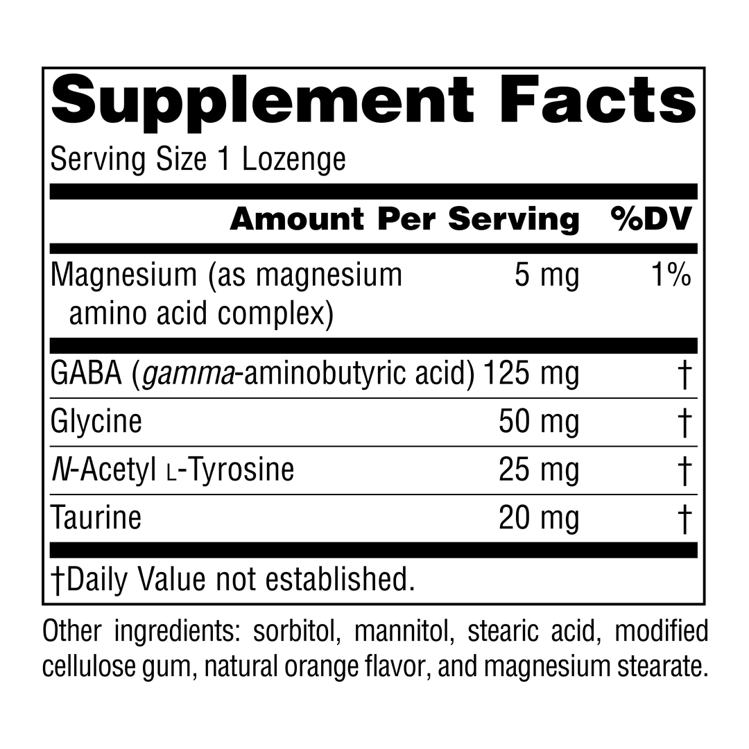 Source Naturals, Serene Science GABA Calm, 120 Orange Lozenge