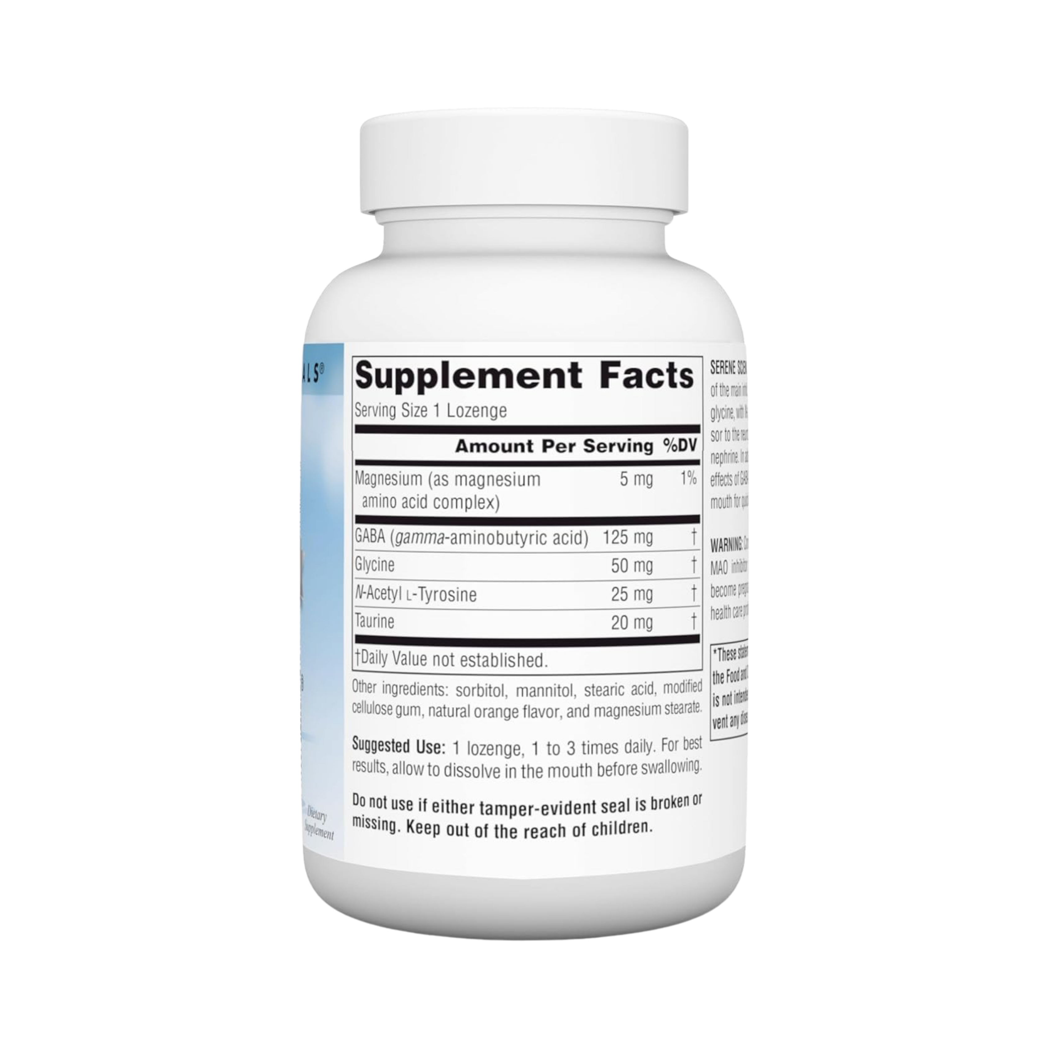 Source Naturals, Serene Science GABA Calm, 120 Orange Lozenge