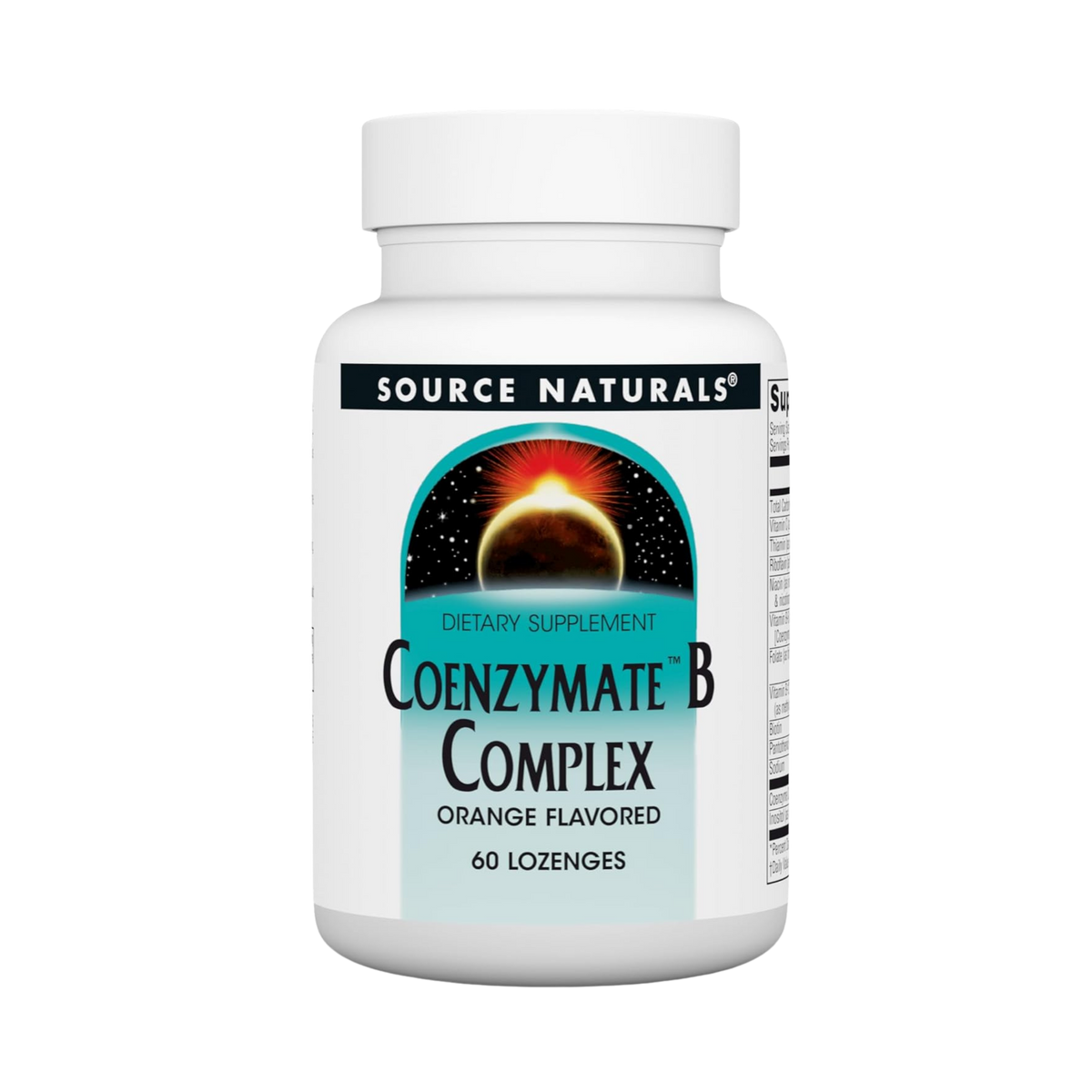 Source Naturals, Coenzymate B Complex, 60 Orange Lozenge