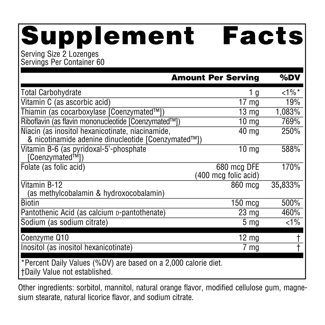Source Naturals, Coenzymate B Complex, 120 Orange Lozenge