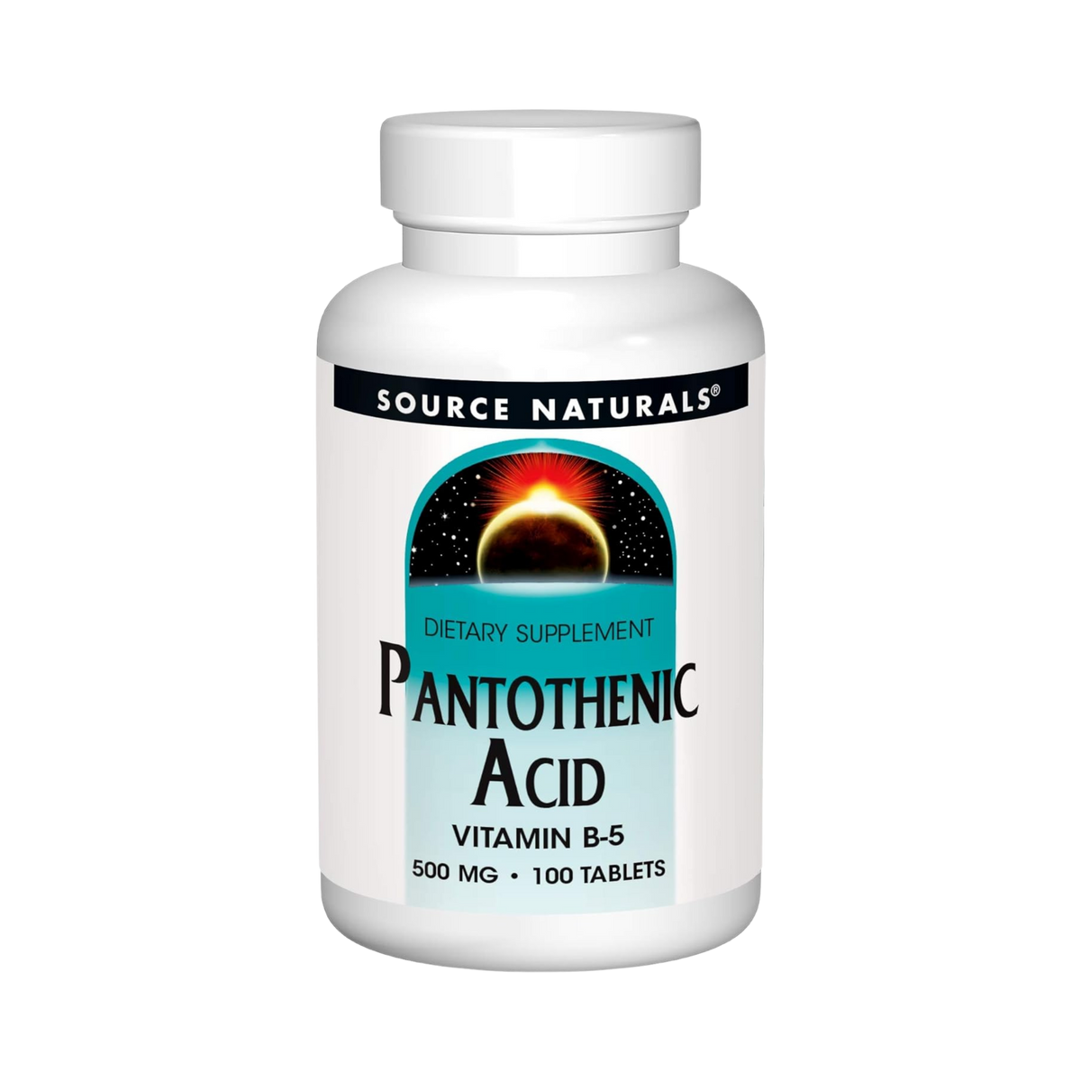 Source Naturals, Pantothenic Acid, 500 Mg, 100 Tablets