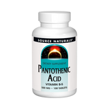 Source Naturals, Pantothenic Acid, 500 Mg, 100 Tablets