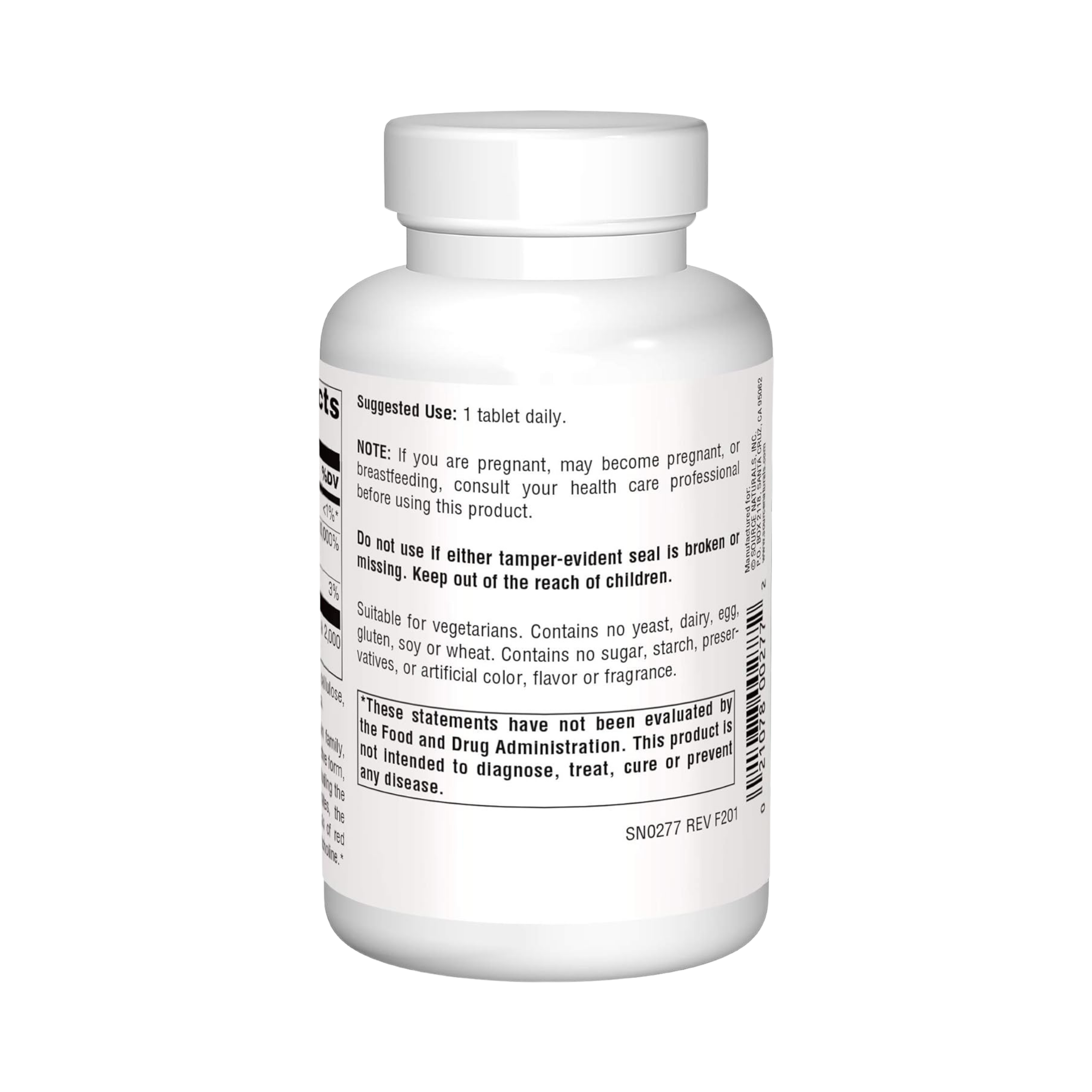 Source Naturals, Pantothenic Acid, 500 Mg, 100 Tablets