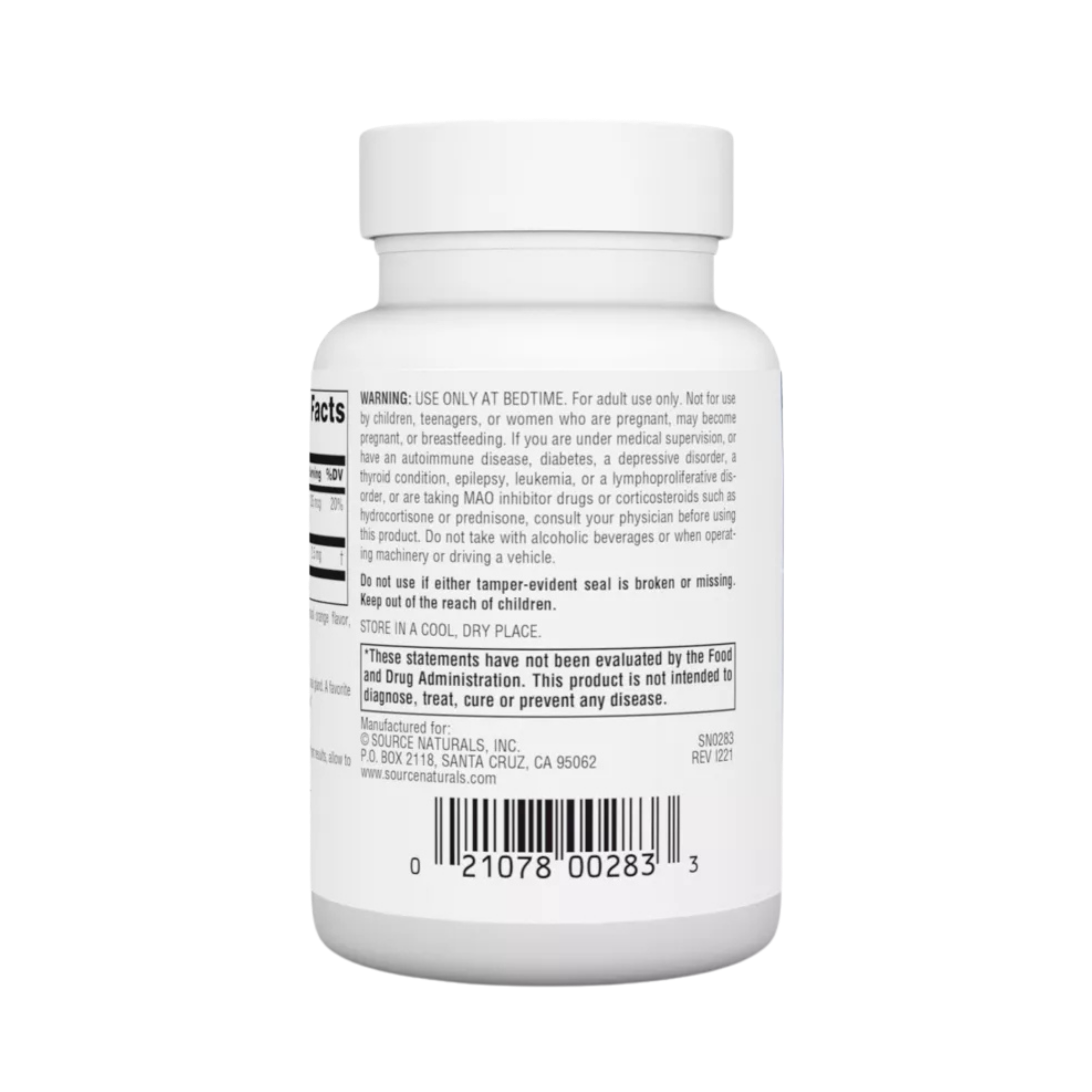Source Naturals, Sleep Science Melatonin, 2.5 Mg, 240 Orange Lozenge