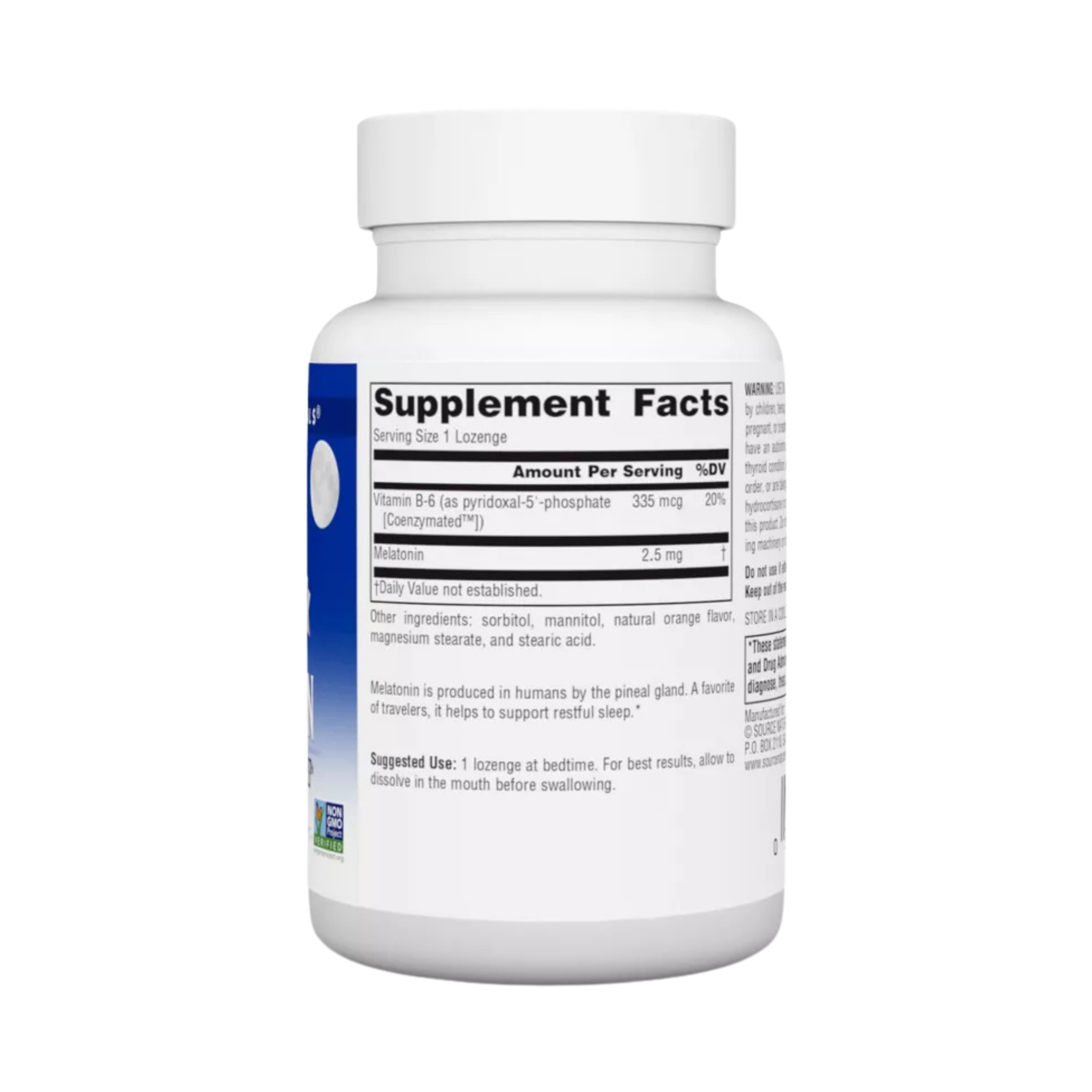 Source Naturals, Sleep Science Melatonin, 2.5 Mg, 240 Orange Lozenge