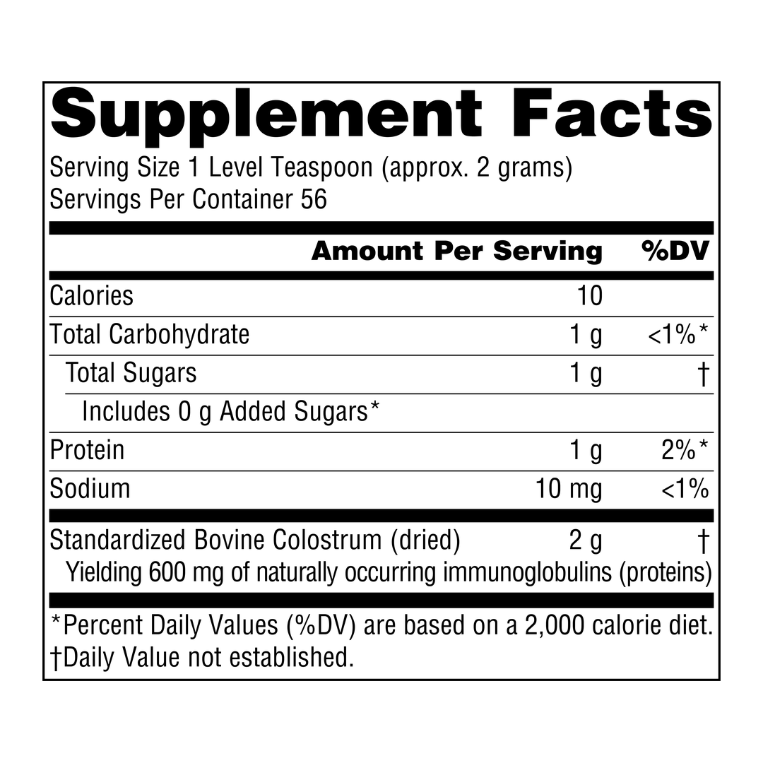 Source Naturals, Colostrum, 4 Oz Powder