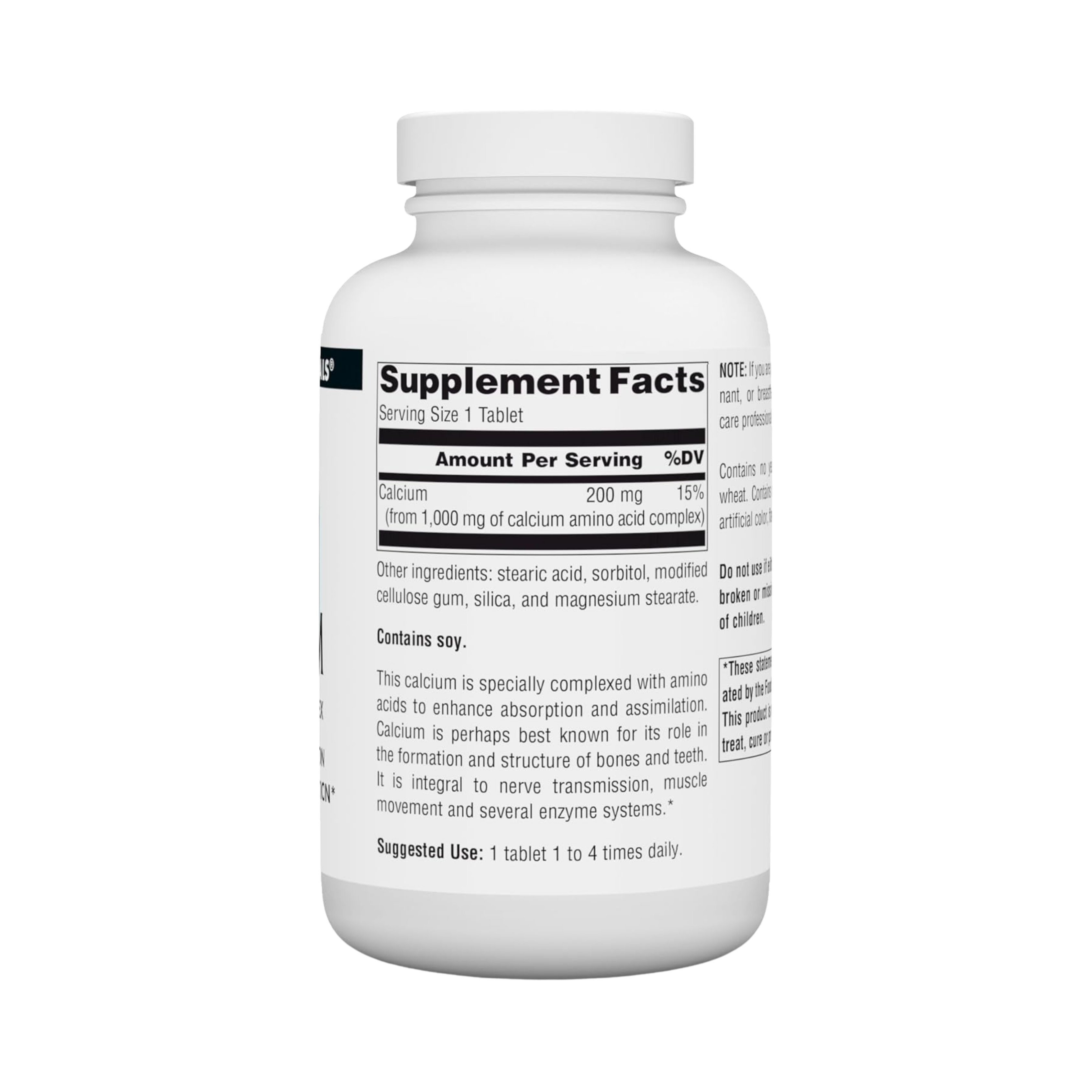 Source Naturals, Calcium, 200 Mg, 250 Tablets