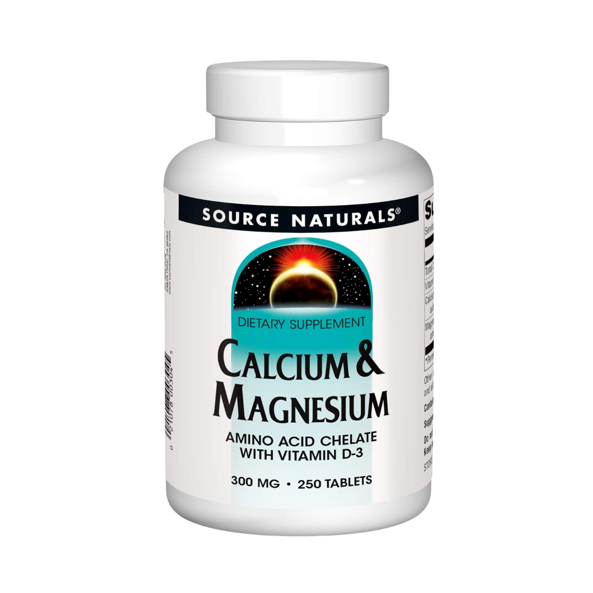 Source Naturals, Calcium &  Magnesium, 250 Tablets