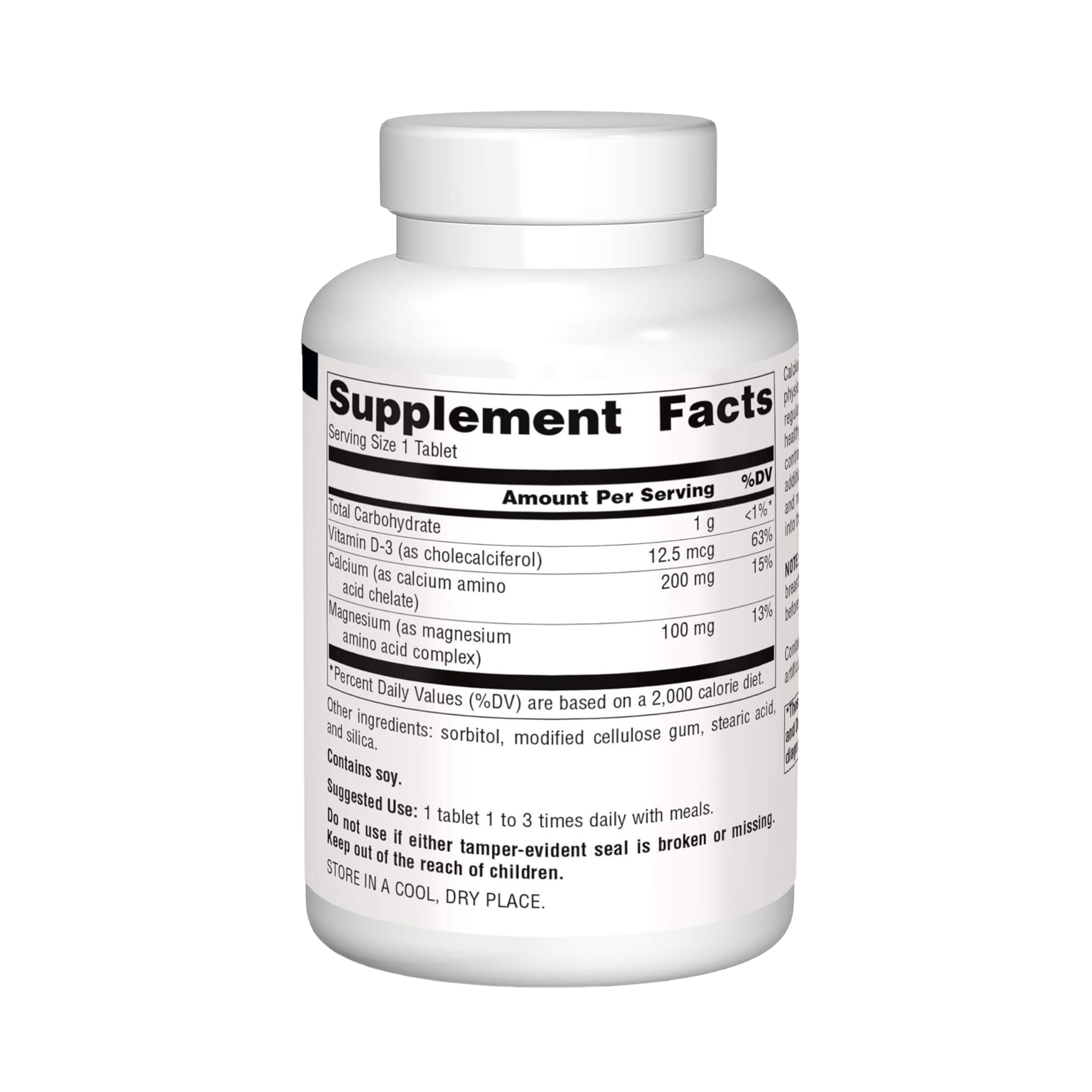 Source Naturals, Calcium &  Magnesium, 250 Tablets