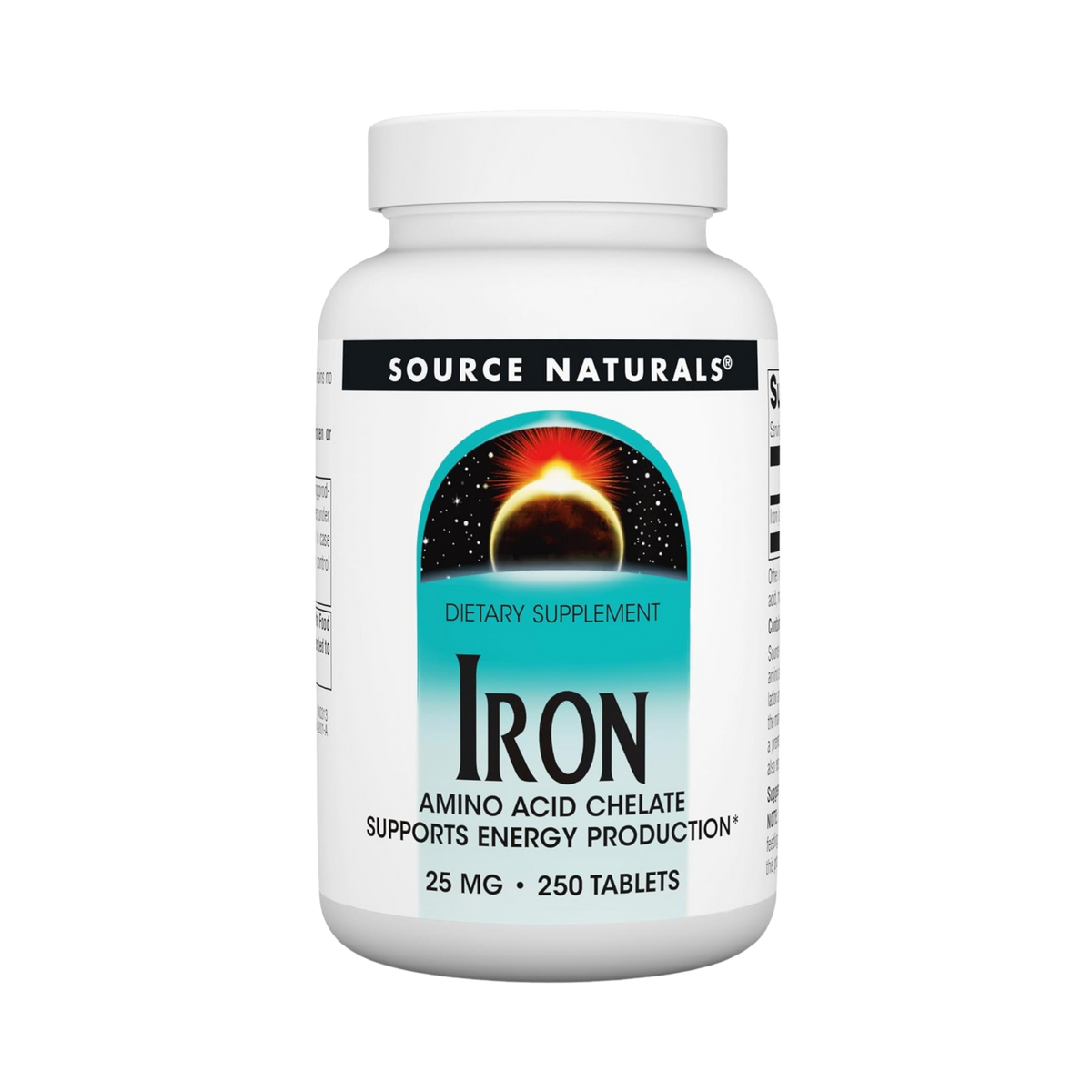 Source Naturals, Iron, 25 Mg, 250 Tablets