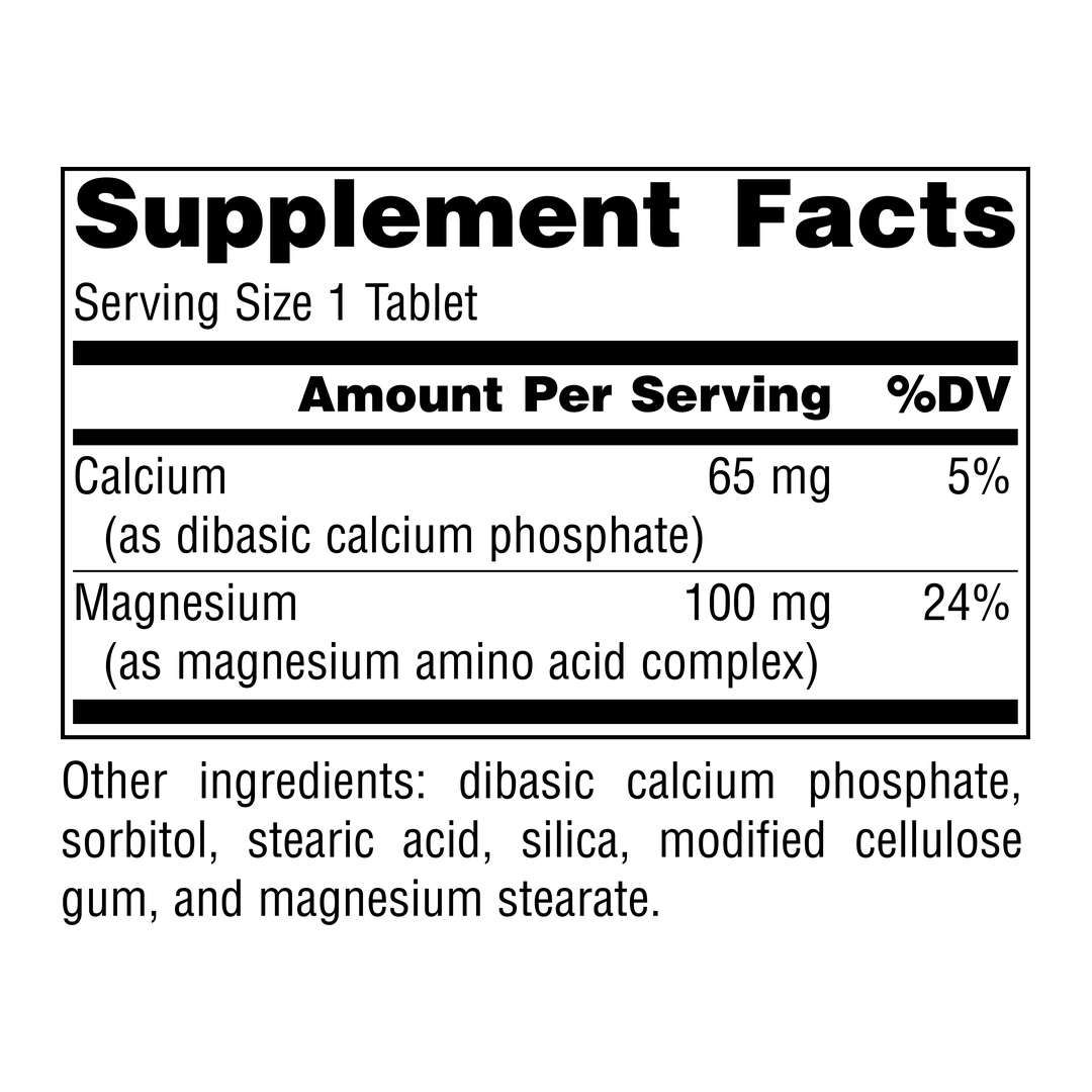 Source Naturals, Magnesium Chelate Complex, 100 Tablets