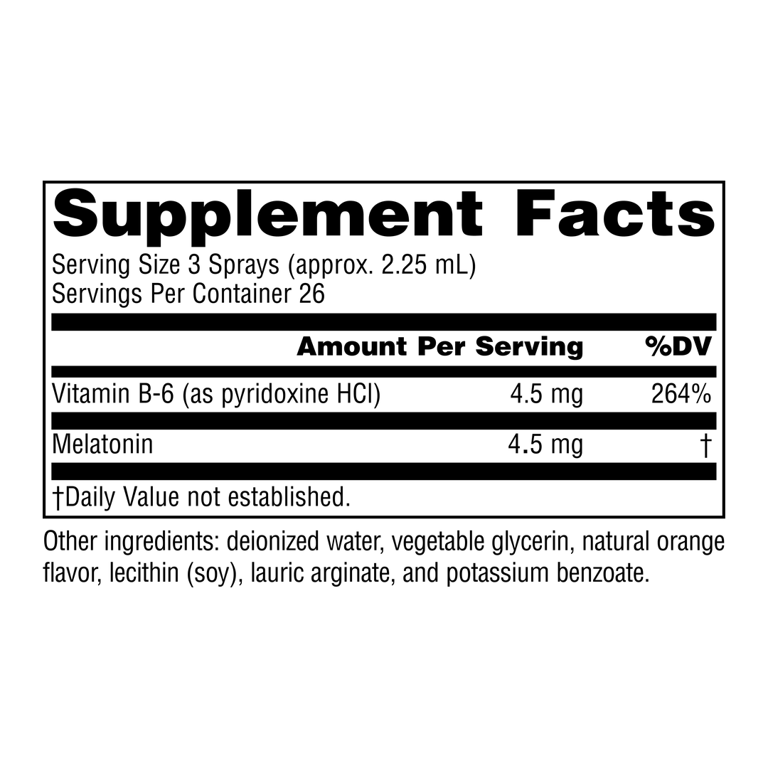Source Naturals, Sleep Science Melatonin NutraSpray, 1.5 Mg, Orange Liquid
