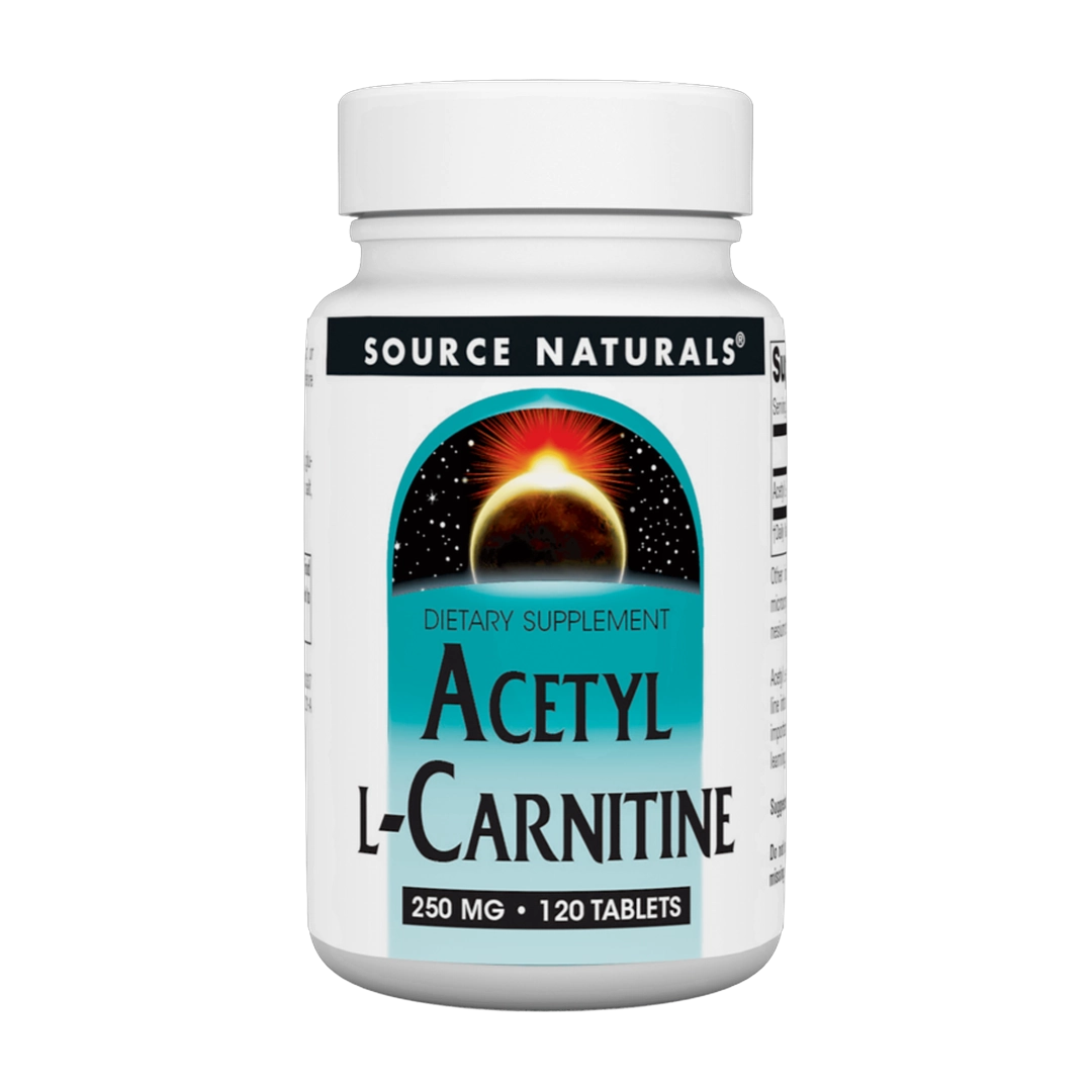 Source Naturals, Acetyl L Carnitine, 250 Mg, 120 Tablets