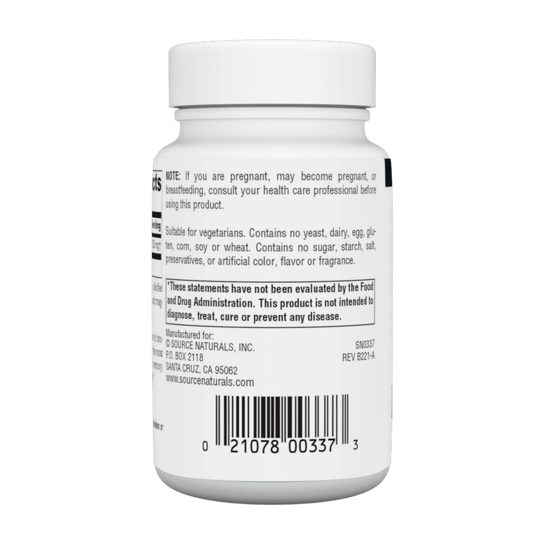 Source Naturals, Acetyl L Carnitine, 250 Mg, 120 Tablets
