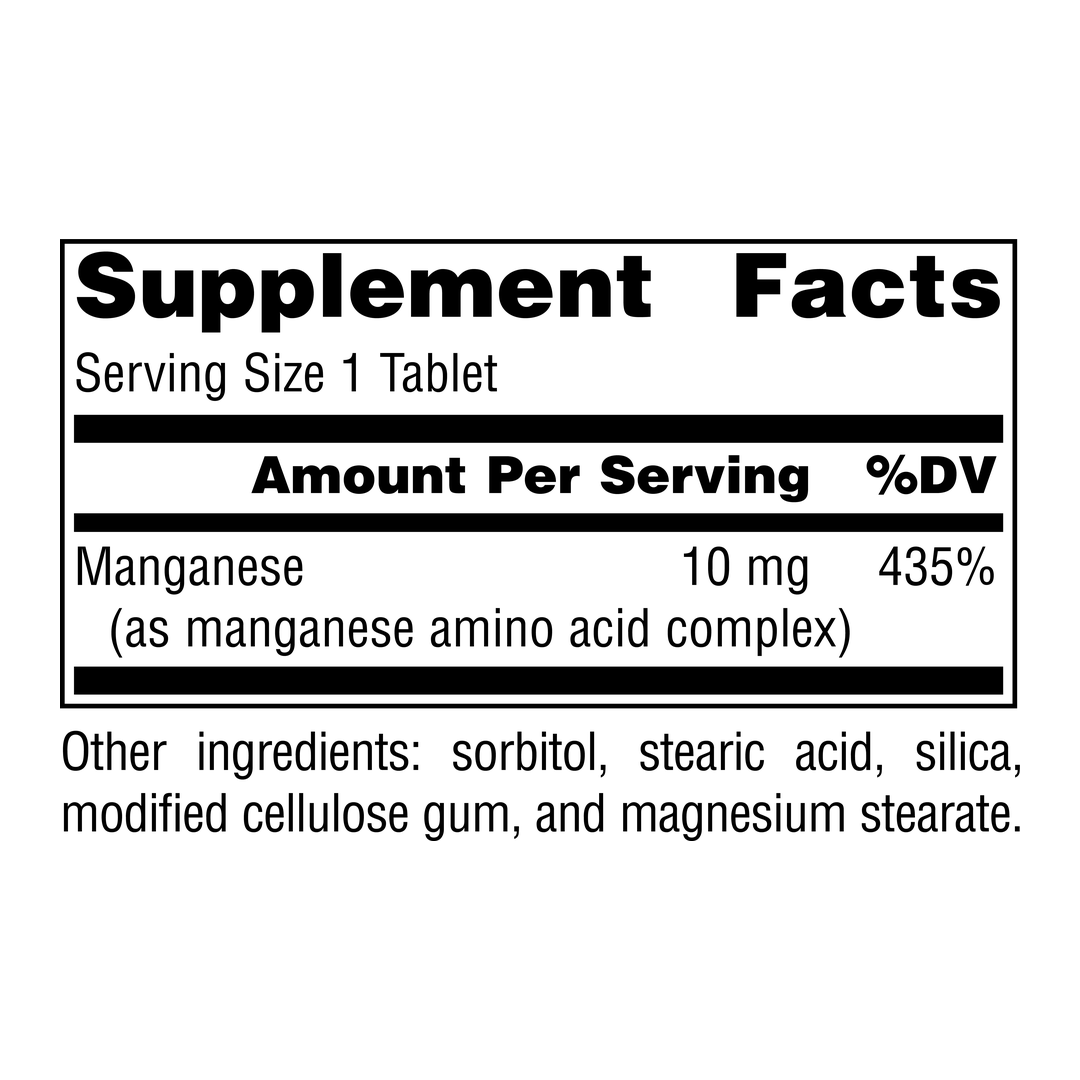 Source Naturals, Manganese, 10 Mg, 100 Tablets