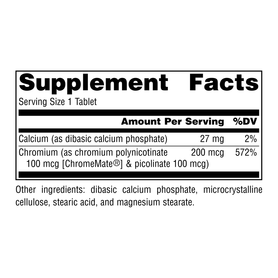Source Naturals, Ultra Chromium GTF, 200 Mcg, 120 Tablets