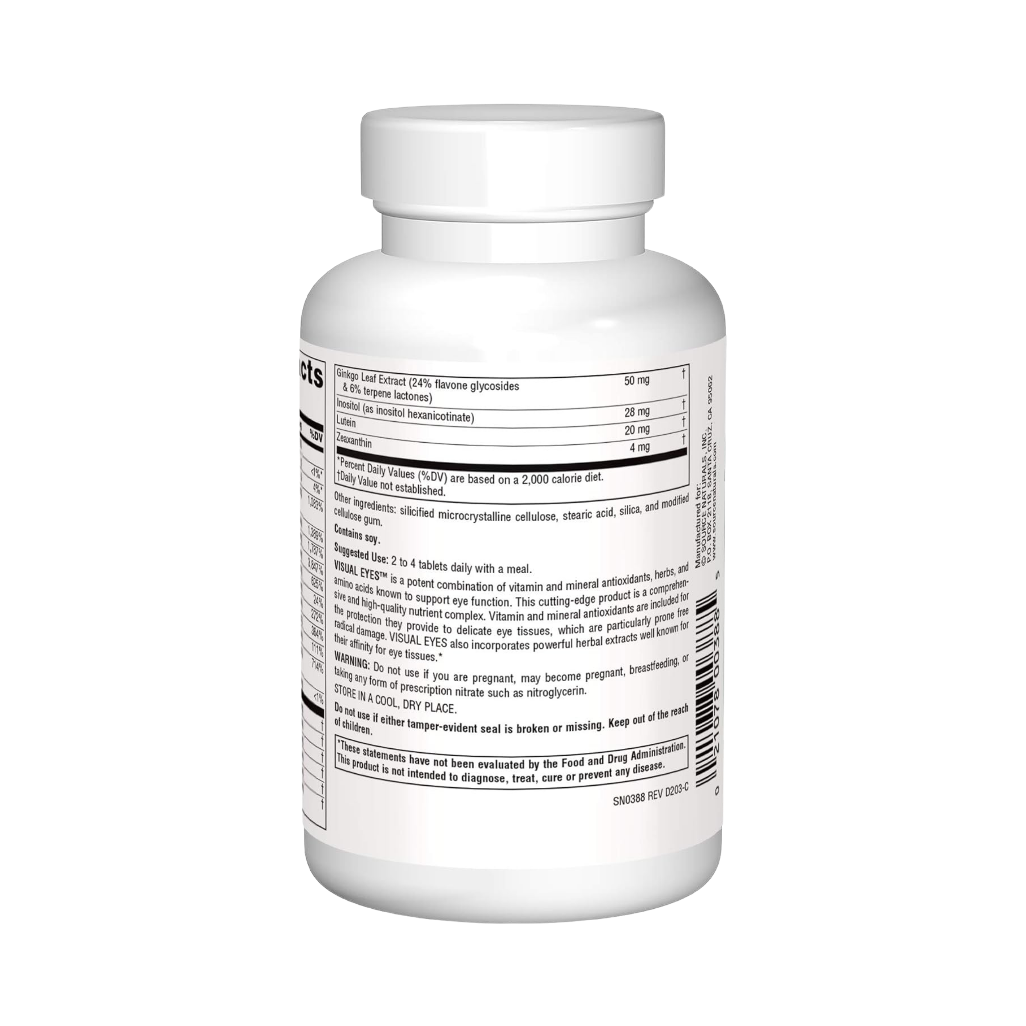 Source Naturals, Visual Eyes, 90 Tablets