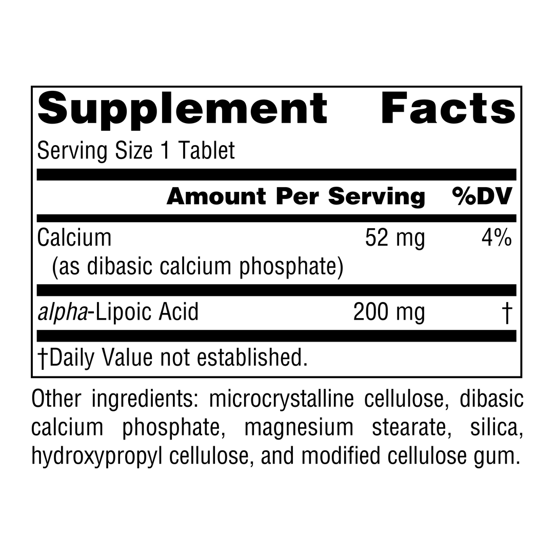 Source Naturals, Alpha Lipoic Acid, 200 Mg, 60 Tablets