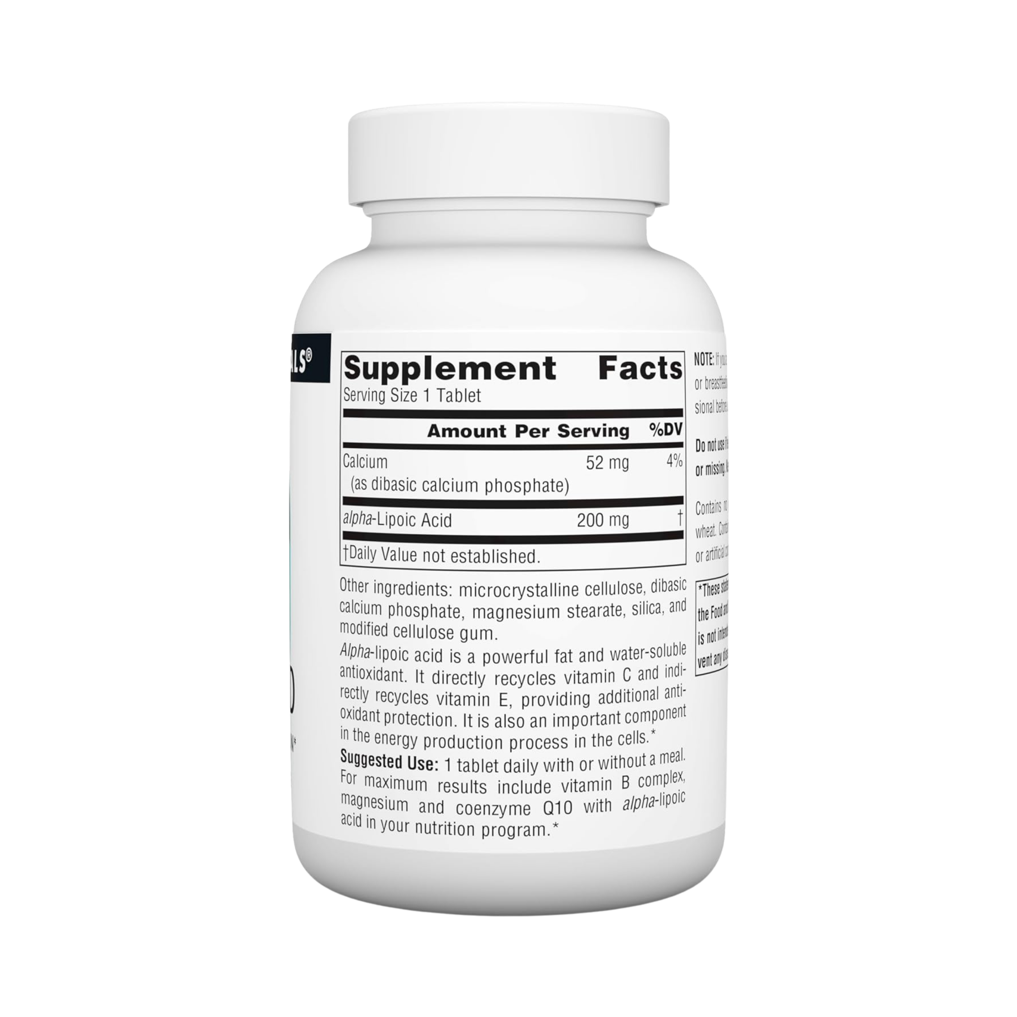 Source Naturals, Alpha Lipoic Acid, 200 Mg, 120 Tablet