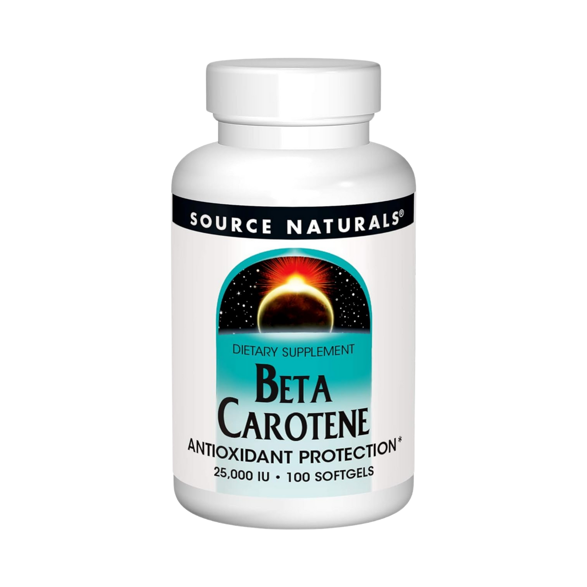 Source Naturals, Beta Carotene, 25000 IU, 100 Softgels