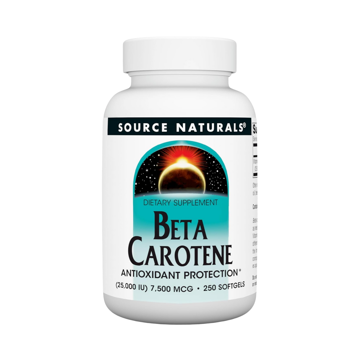 Source Naturals, Beta Carotene, 25000 IU, 250 Softgels