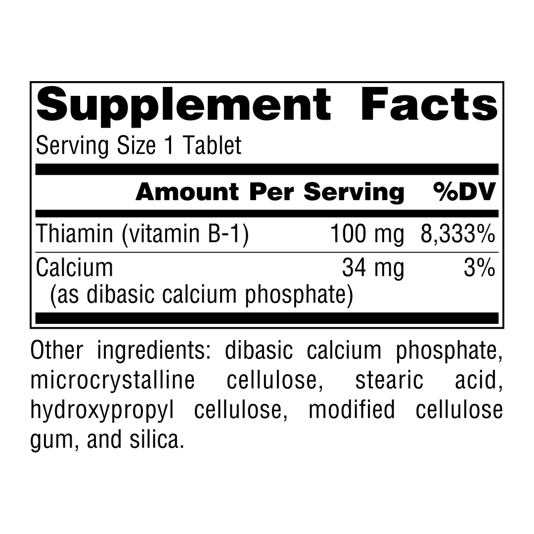 Source Naturals, B-1, 100 Mg, 100 Tablet