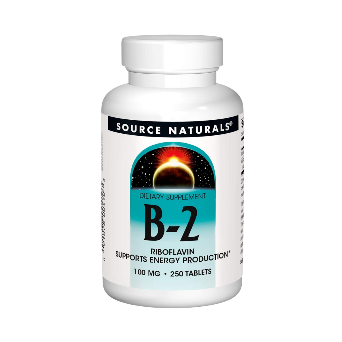 Source Naturals, Vitamin B-2 Riboflavin, 100 Mg, 250 Tablets