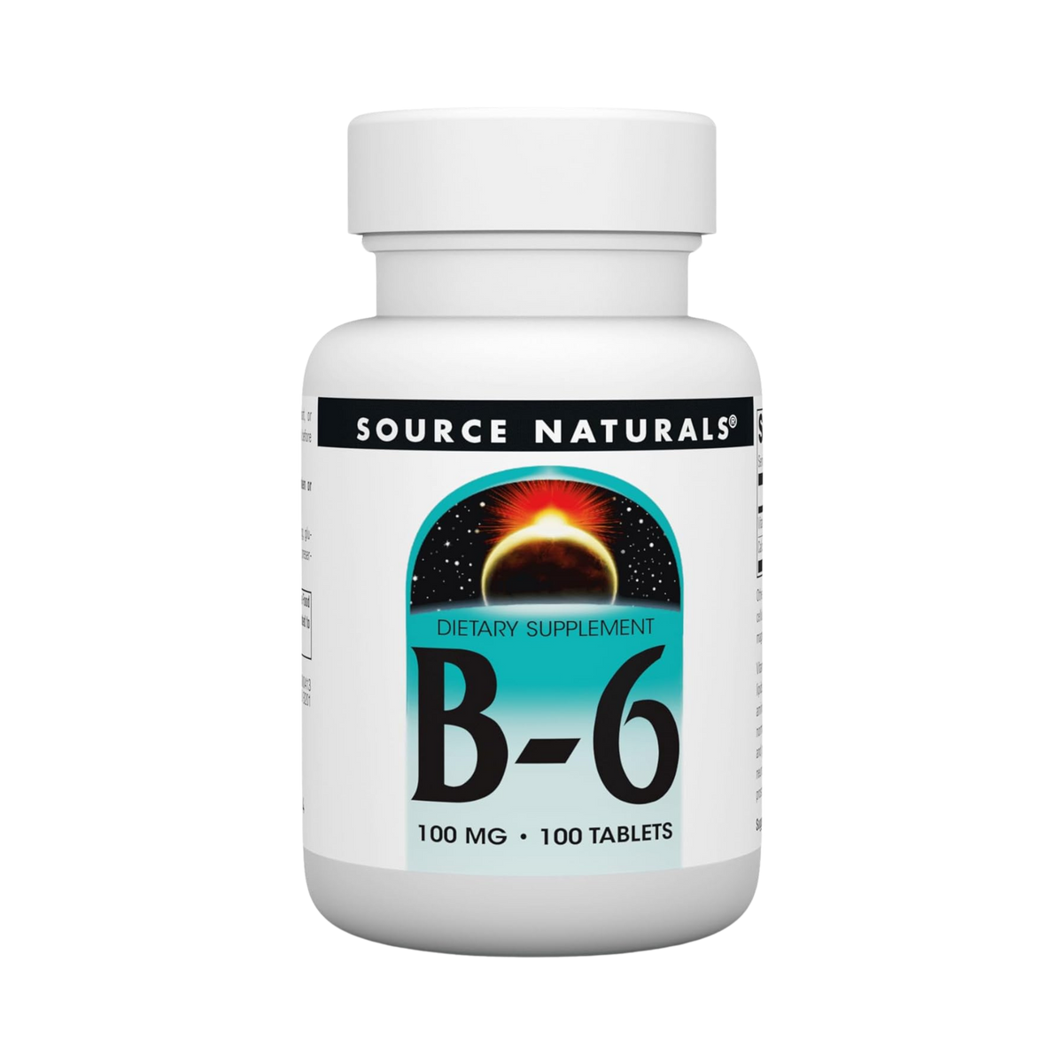 Source Naturals, B-6, 100 Mg, 100 Tablets