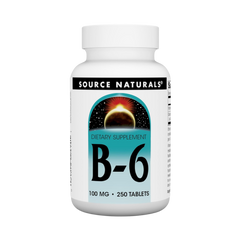 Source Naturals, B-6, 100 Mg, 250 Tablets
