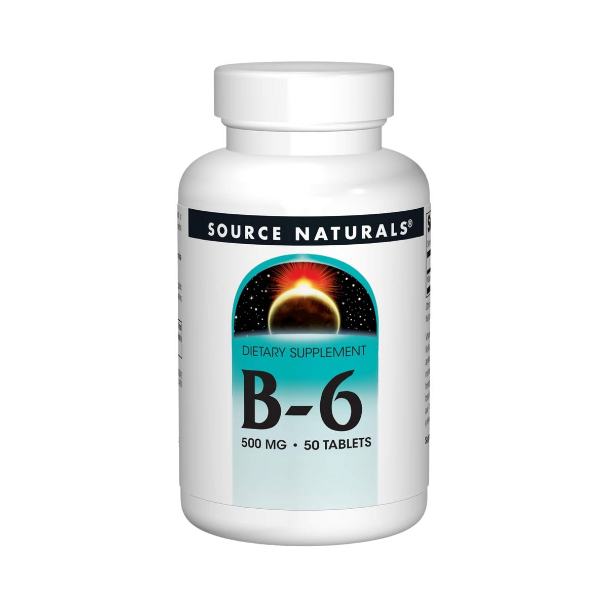 Source Naturals, B-6, 500 Mg, 50 Tablets