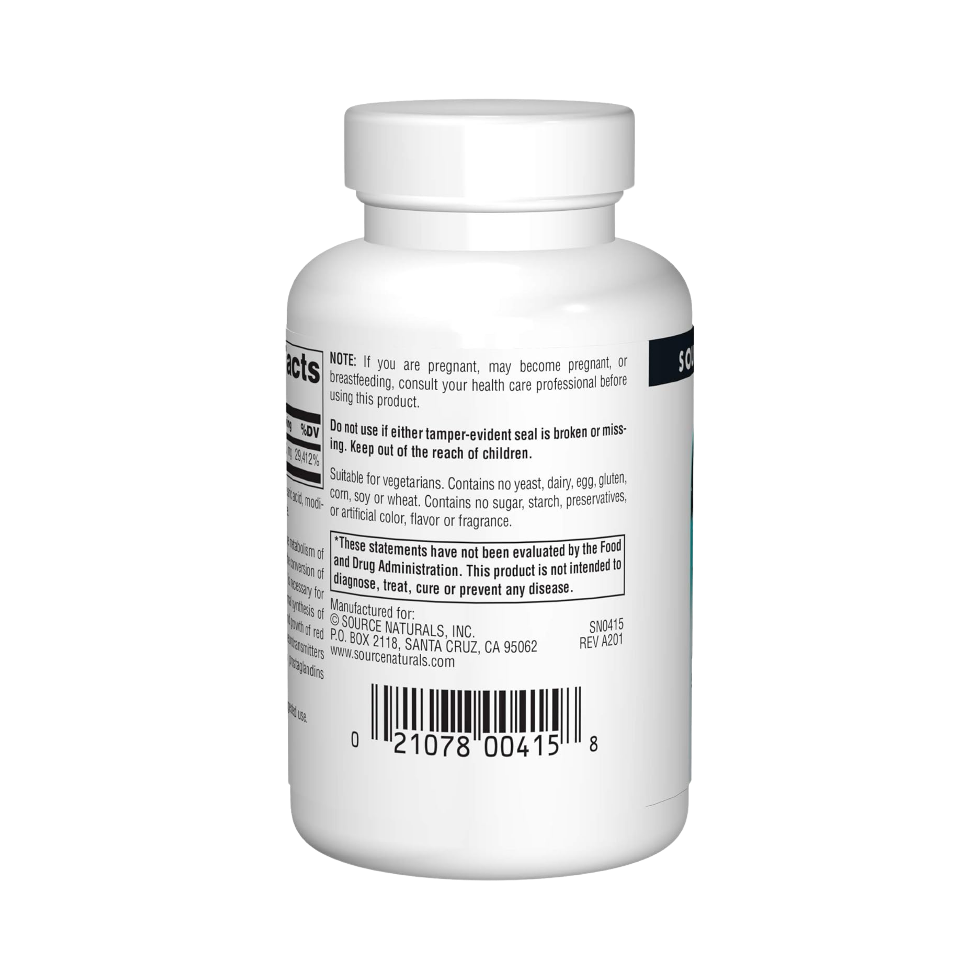 Source Naturals, B-6, 500 Mg, 50 Tablets
