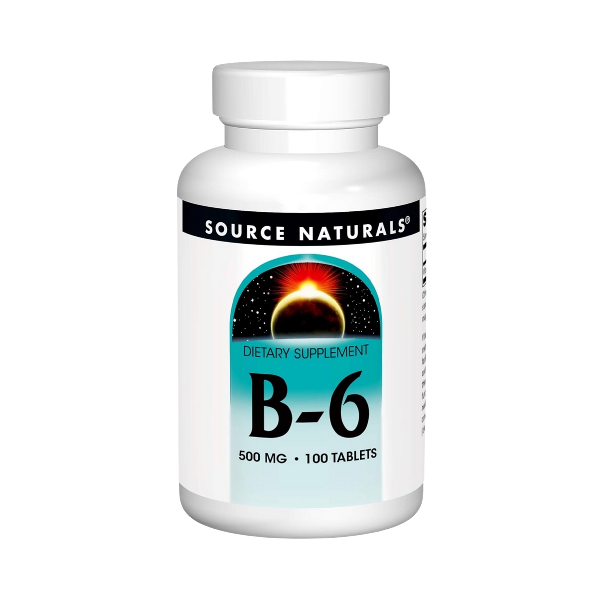Source Naturals, B-6, 500 Mg, 100 Tablets
