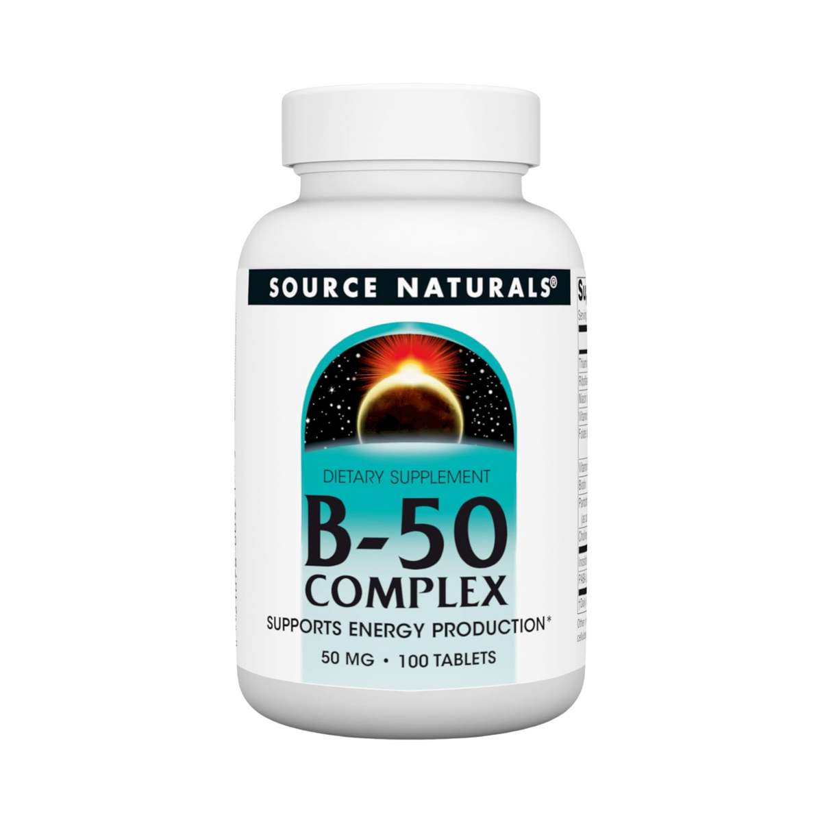 Source Naturals, B-50 Complex, 50 Mg, 100 Tablets