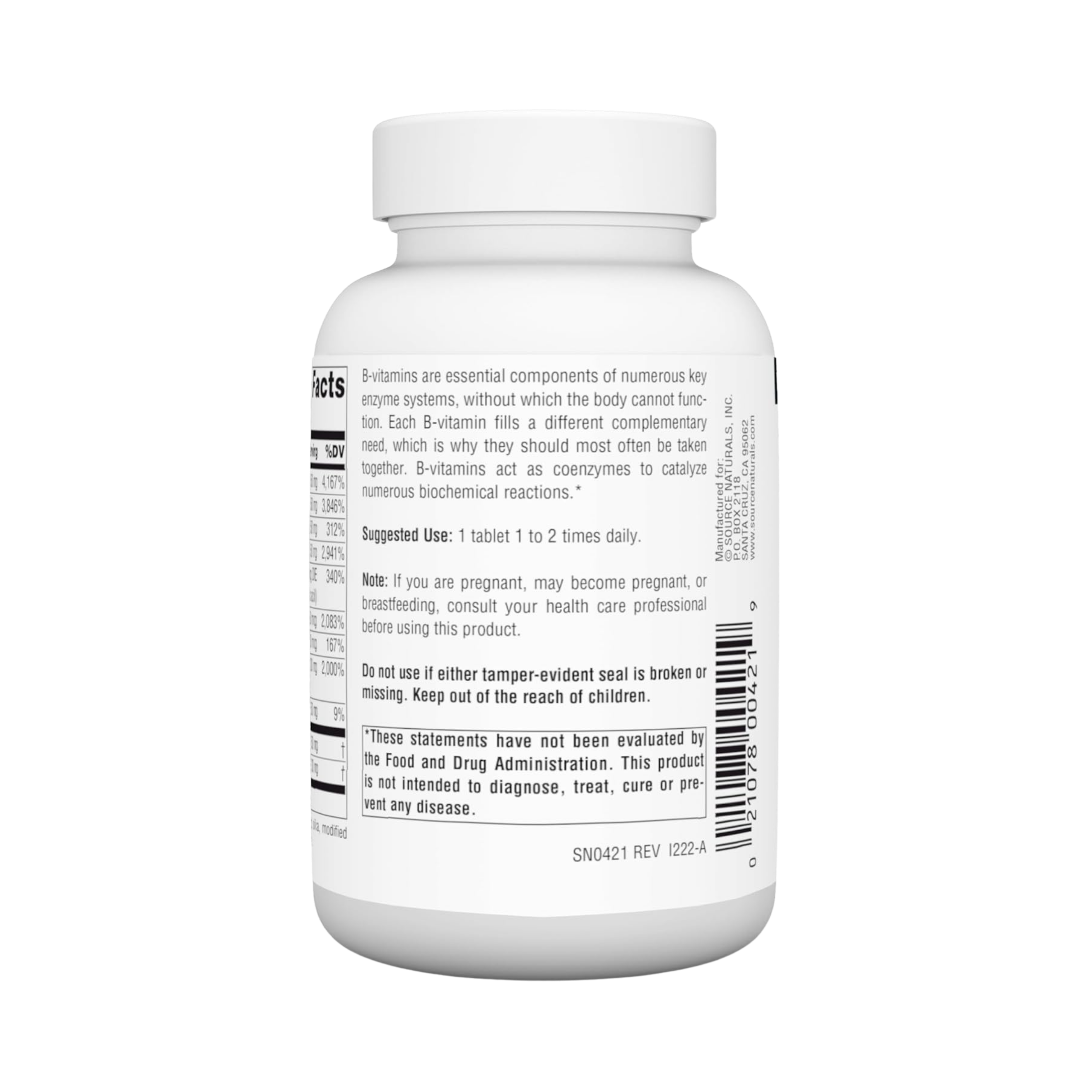 Source Naturals, B-50 Complex, 50 Mg, 100 Tablets
