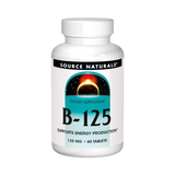 Source Naturals, B-125, 125 Mg, 60 Tablets