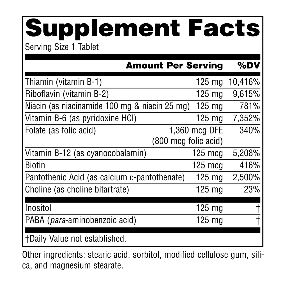Source Naturals, B-125, 125 Mg, 180 Tablets